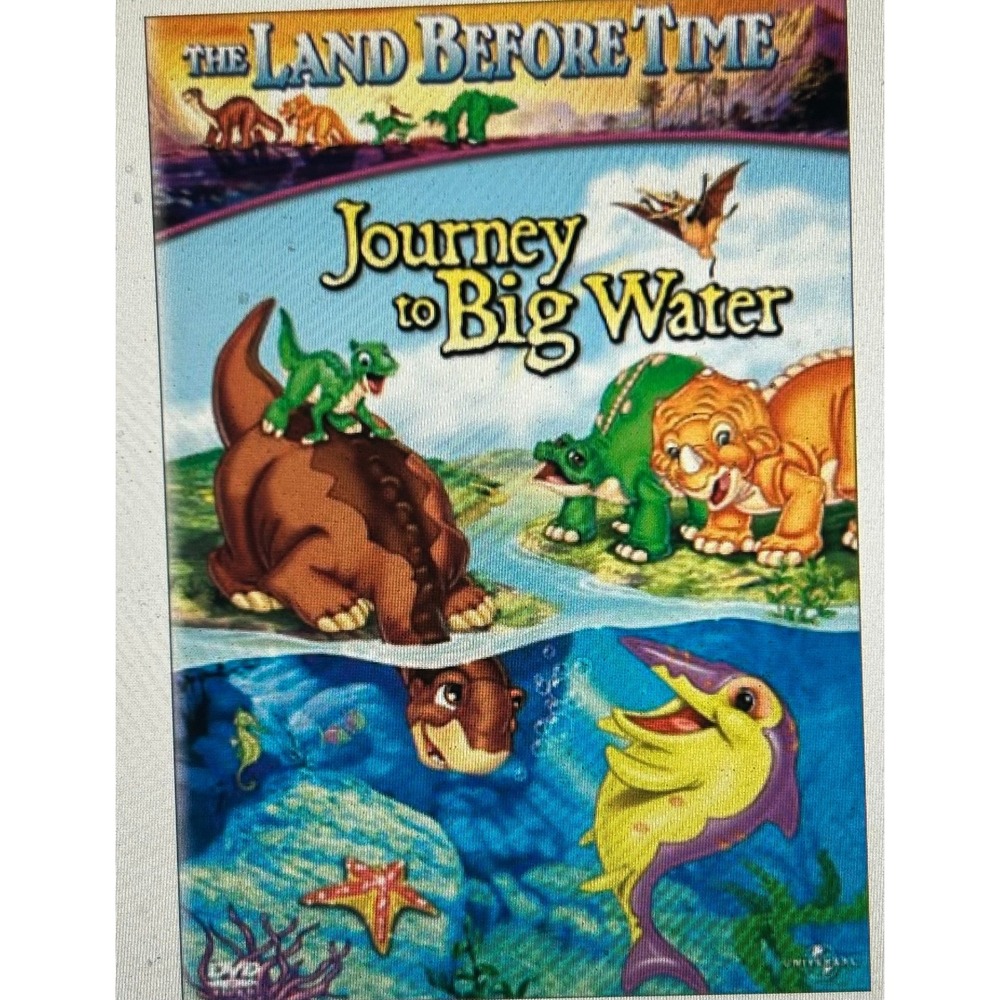 The Land Before Time Journey To Big Water DVD Kids Movie Disc Only Tested